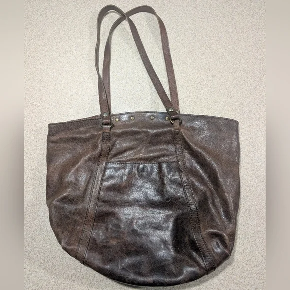 Patricia Nash Benvenuto Tote In Brown Distressed Italian Leather - Picture 4 of 16